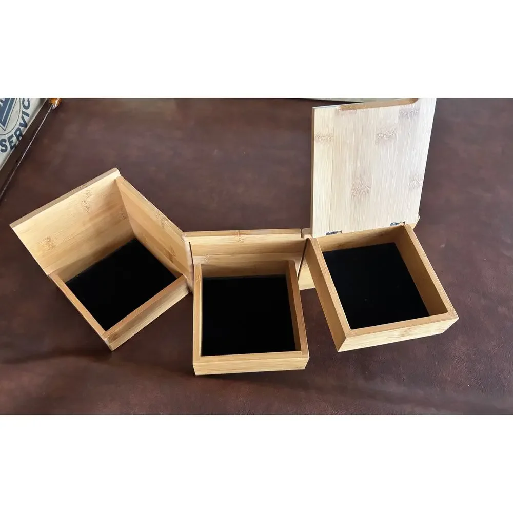 Umbra Tuck Natural Bamboo Freestanding Nesting Jewelry Box 5